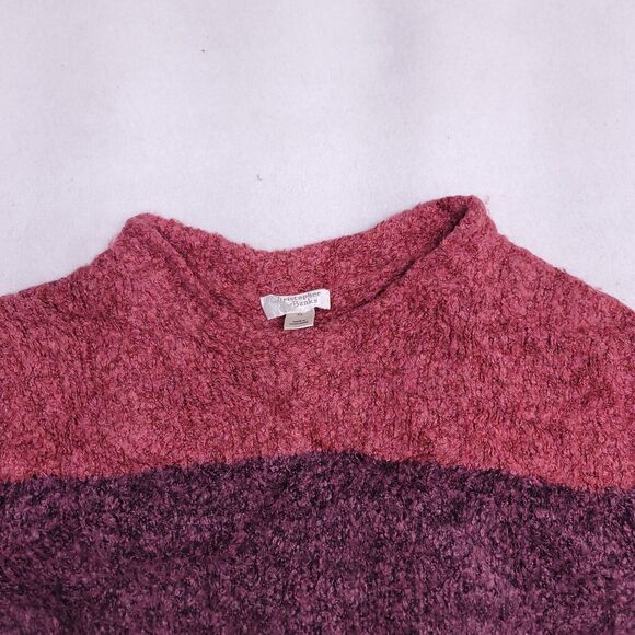 Christopher & Banks Long Sleeve Cotton Sweater Womens Size Extra Large XL Red - Picture 1 of 10